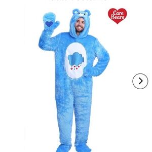 Unisex Adult Care Bears Grumpy Bear Cistume - Size Large